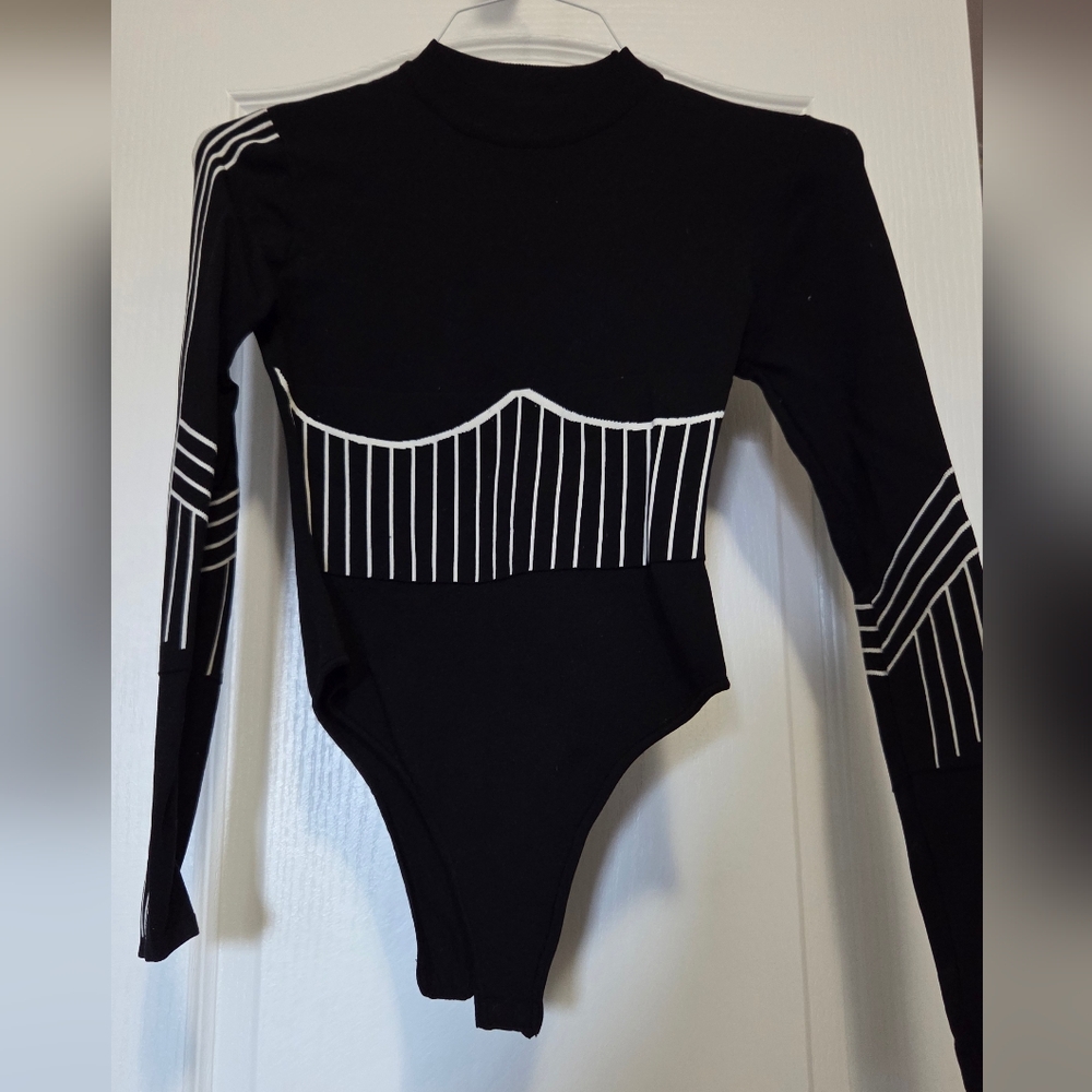 Stylish Black and White Kids One Piece